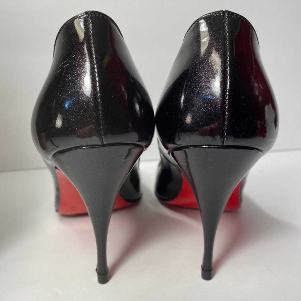 Christian Louboutin open toe pumps patent leather… - image 5