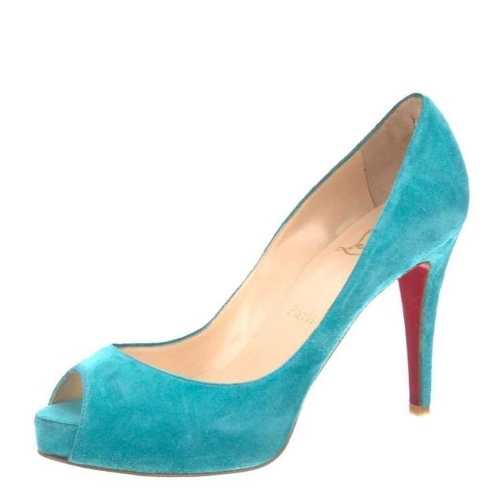 Christian Louboutin peep toe pumps - image 1