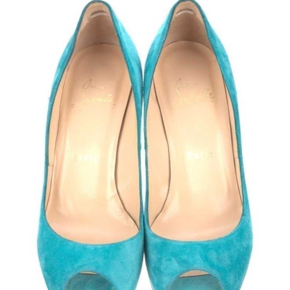 Christian Louboutin peep toe pumps - image 2