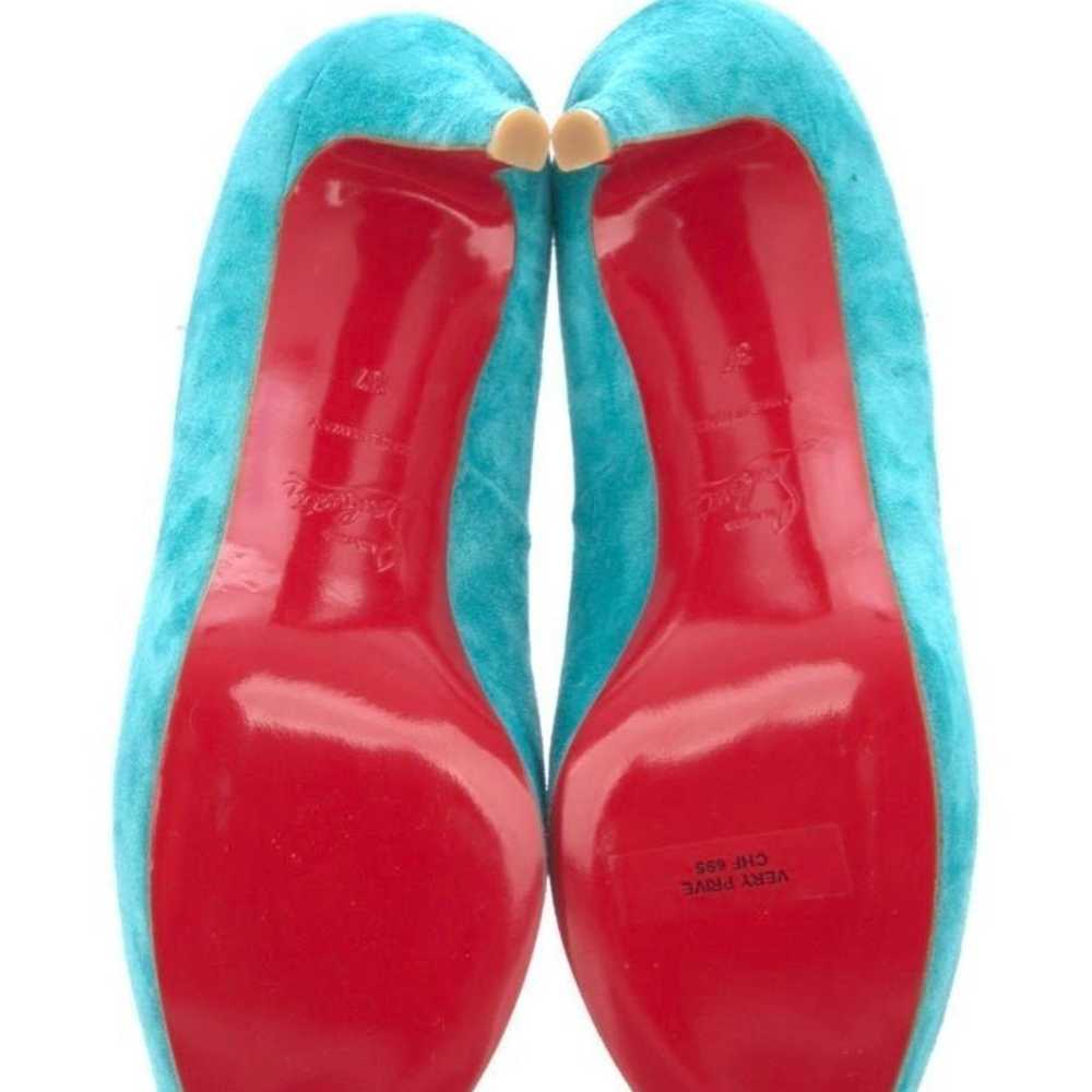 Christian Louboutin peep toe pumps - image 4