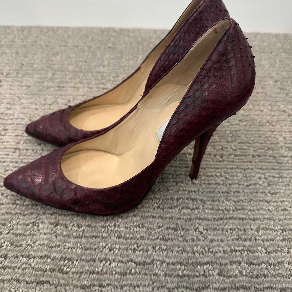 Jimmy Choo Snake Skin Heels - image 2