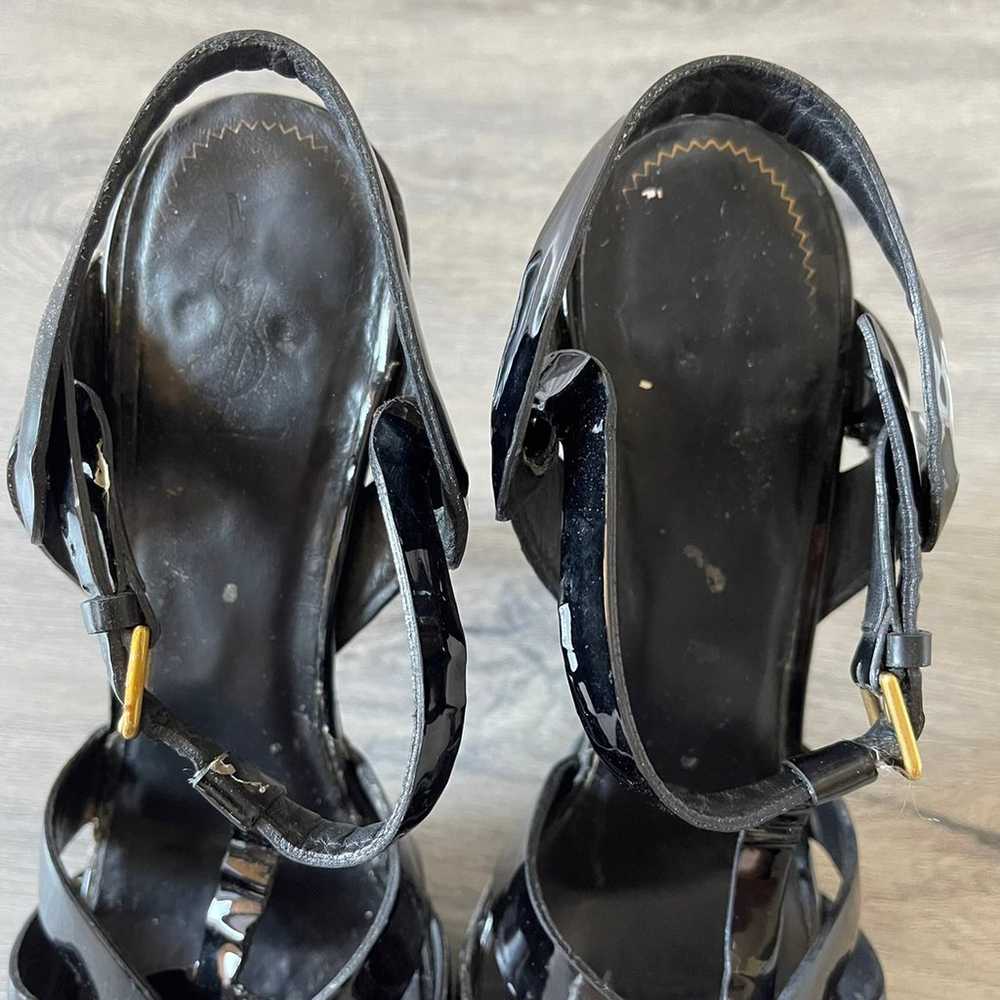 YSL Tribute Patent Platform Sandals - image 4