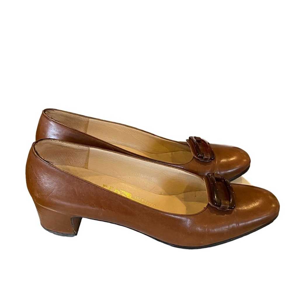 Vintage Salvatore Ferragamo Shoes Womens 6.5AA He… - image 3