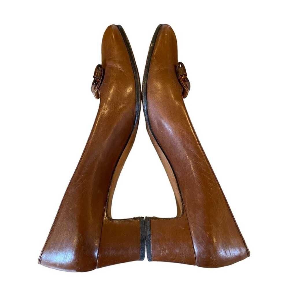 Vintage Salvatore Ferragamo Shoes Womens 6.5AA He… - image 4