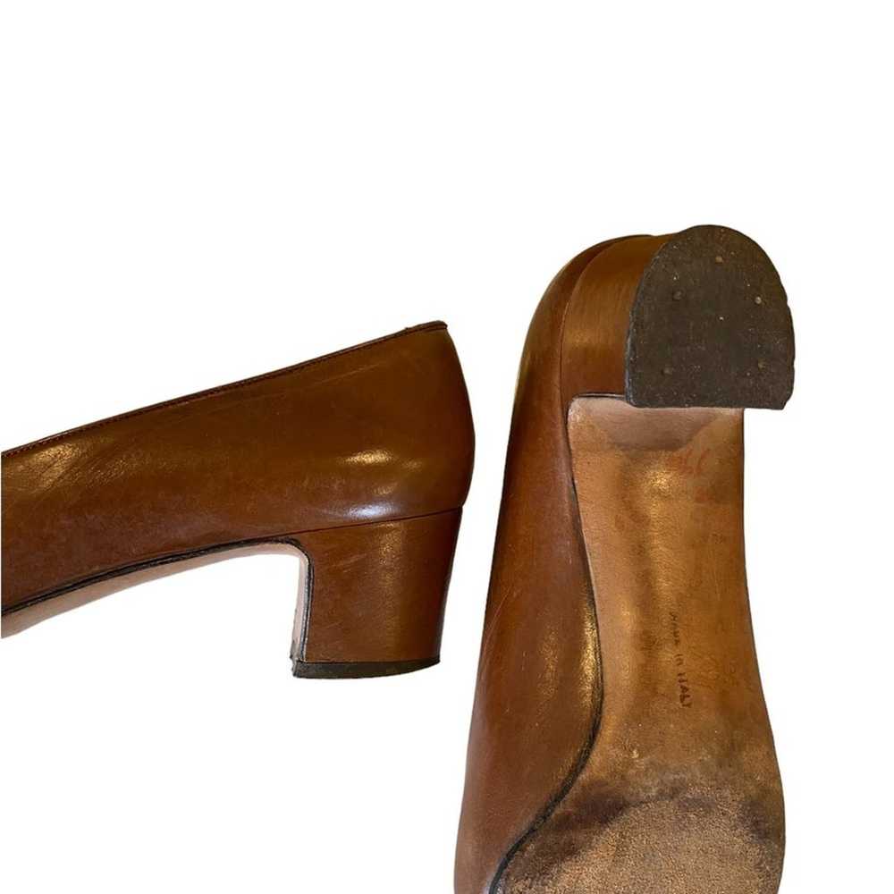 Vintage Salvatore Ferragamo Shoes Womens 6.5AA He… - image 6