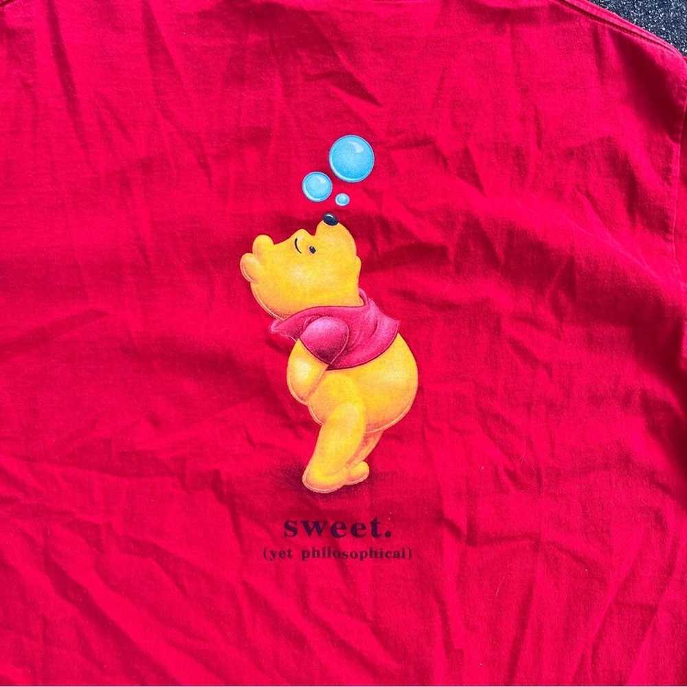 Red and Yellow Disney Winnie the Pooh T-shirt Siz… - image 6