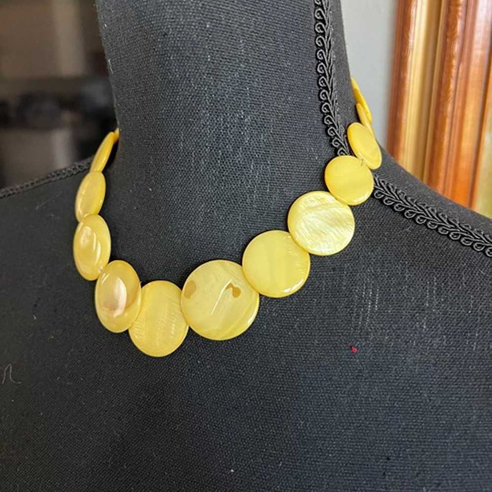 Make an Offer! Radiant Yellow Mother-of-Pearl-Lik… - image 2