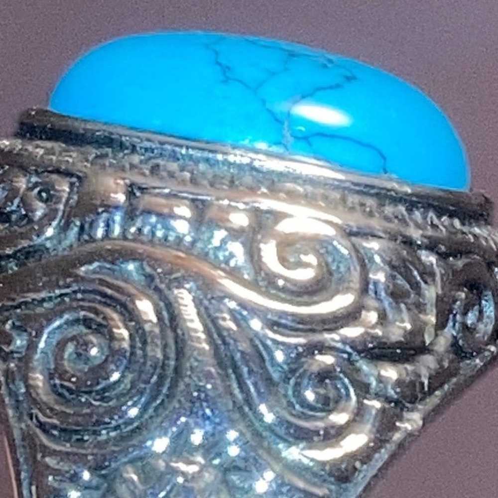 Large indigenous mens ring - image 12