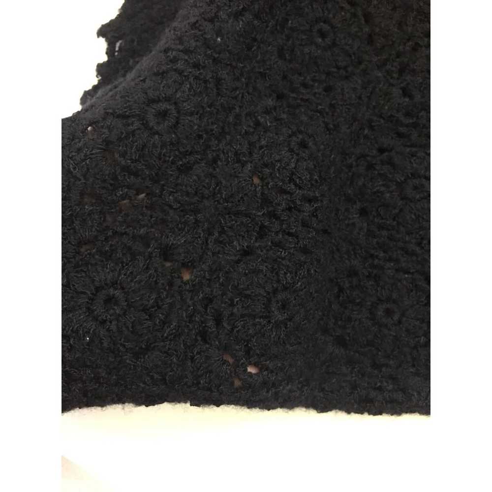 Vintage 1960s Saks Fifth Avenue Black Crochet Dre… - image 7