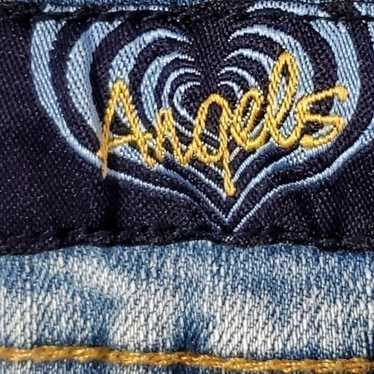 Y2K WOMEN'S ANGELS FLARED & FADED JEANS - image 1