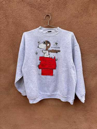 80's Snoopy Baron KAFB Sweatshirt - Kirtland Air F