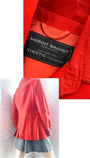 70s Margit Brandt red shirt jacket