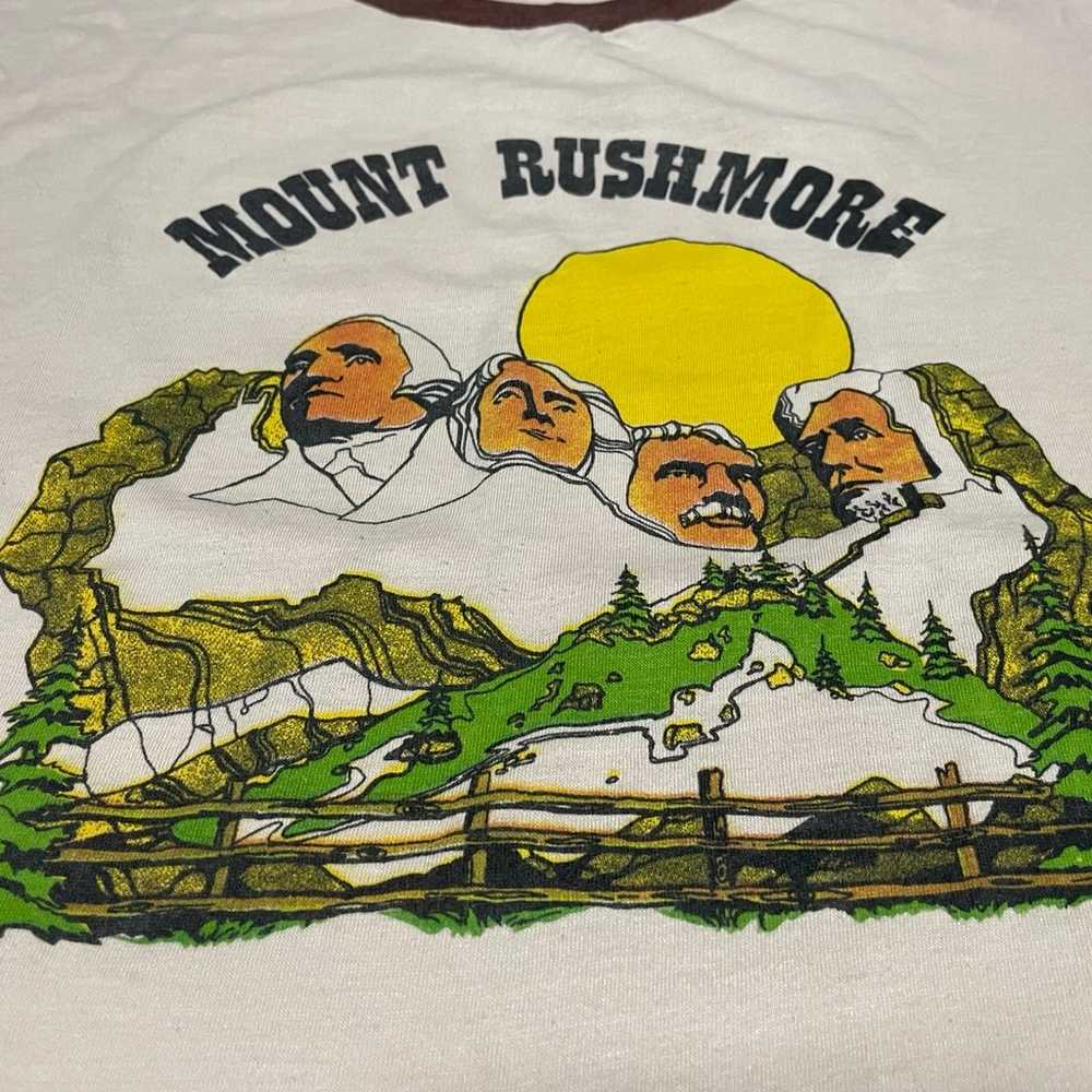 Vintage Original 1970’s Funny Mt. Rushmore Ringer… - image 3