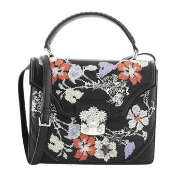 Product Details Floral Embroidered Top Handle Bag - image 1