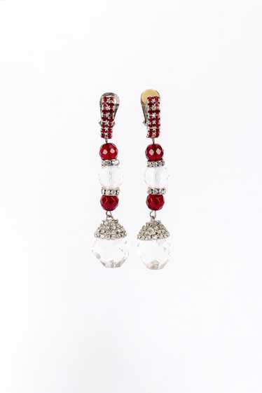 RADA Crystal Bead Drop Earrings