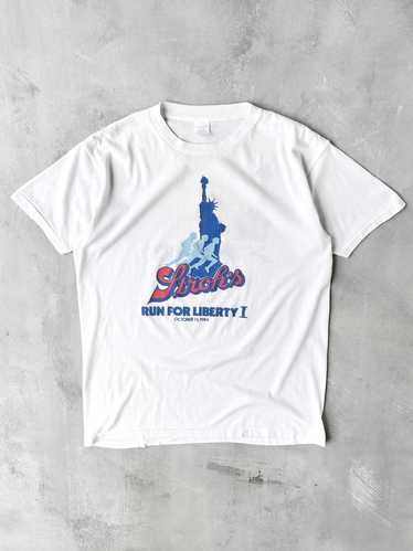 Stroh's Run for Liberty I T-Shirt '84 - Medium / … - image 1