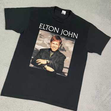 Vintage 90s Elton John concert T-shirt - image 1