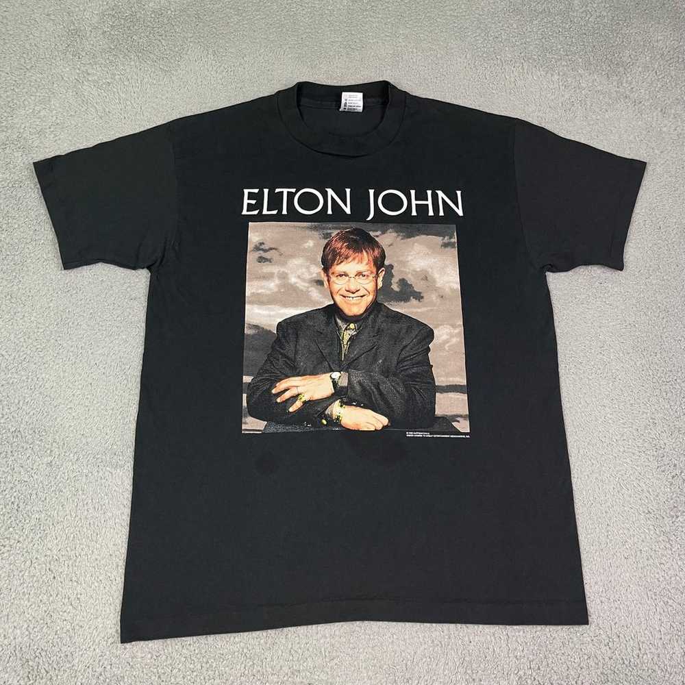 Vintage 90s Elton John concert T-shirt - image 2