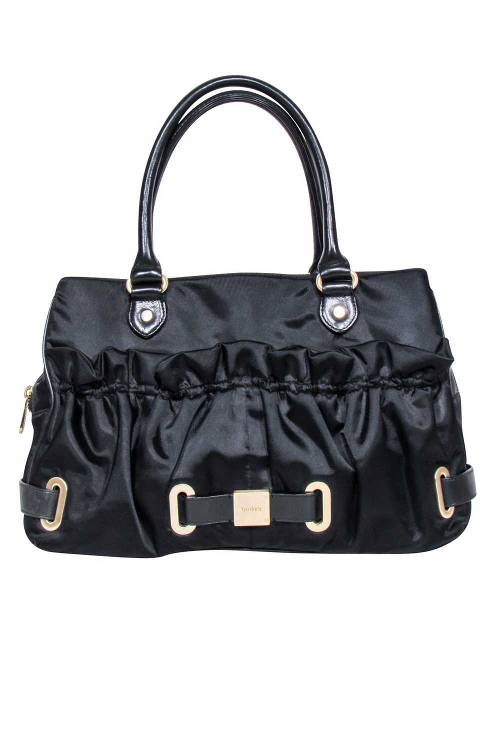 Botkier - Black Satin Large Shoulder Bag - image 1