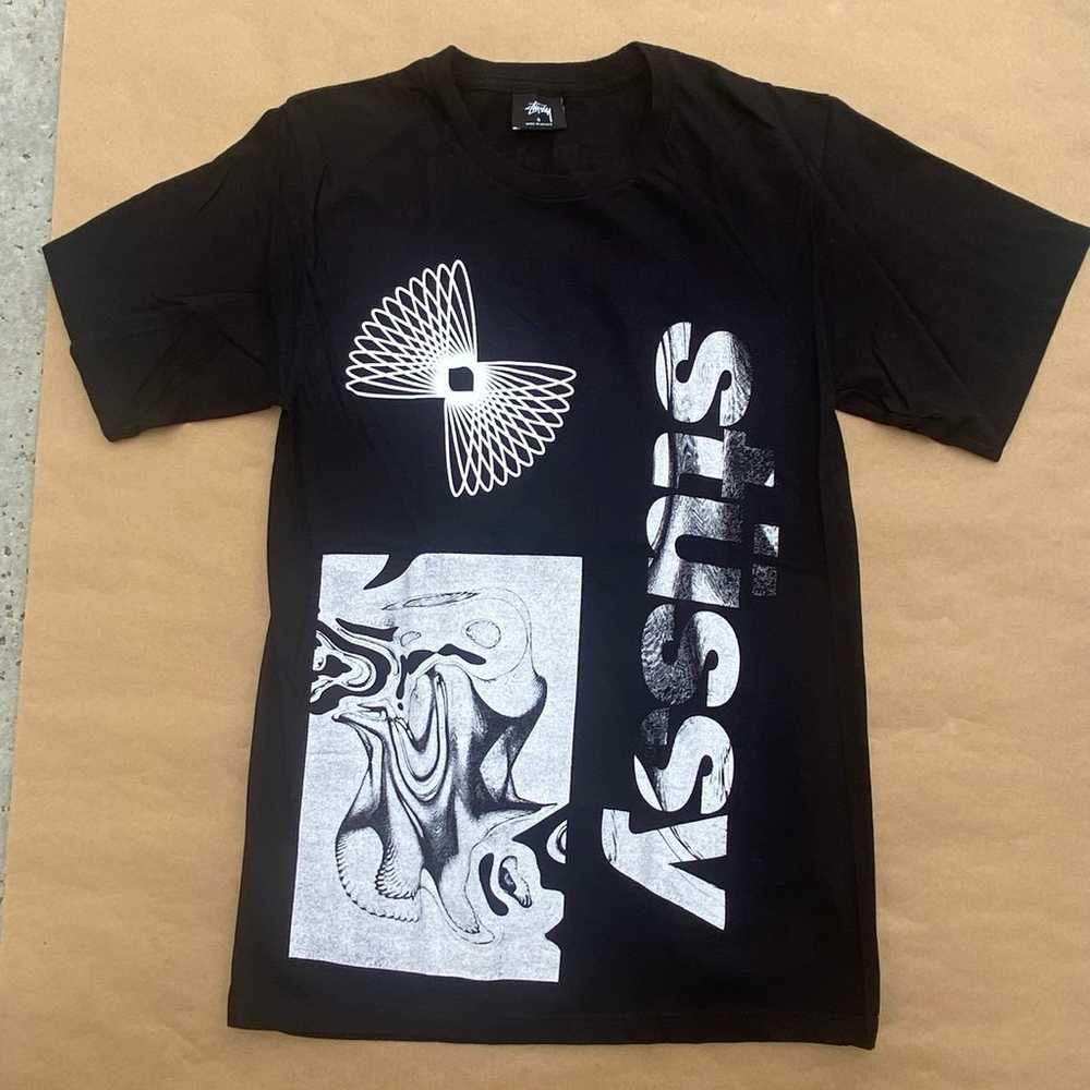 Stussy Dark Matter All-Over Print T-Shirt black w… - image 1
