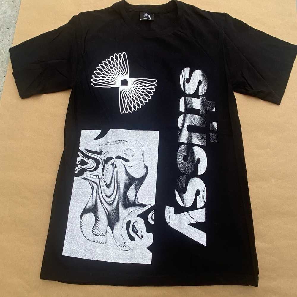 Stussy Dark Matter All-Over Print T-Shirt black w… - image 2