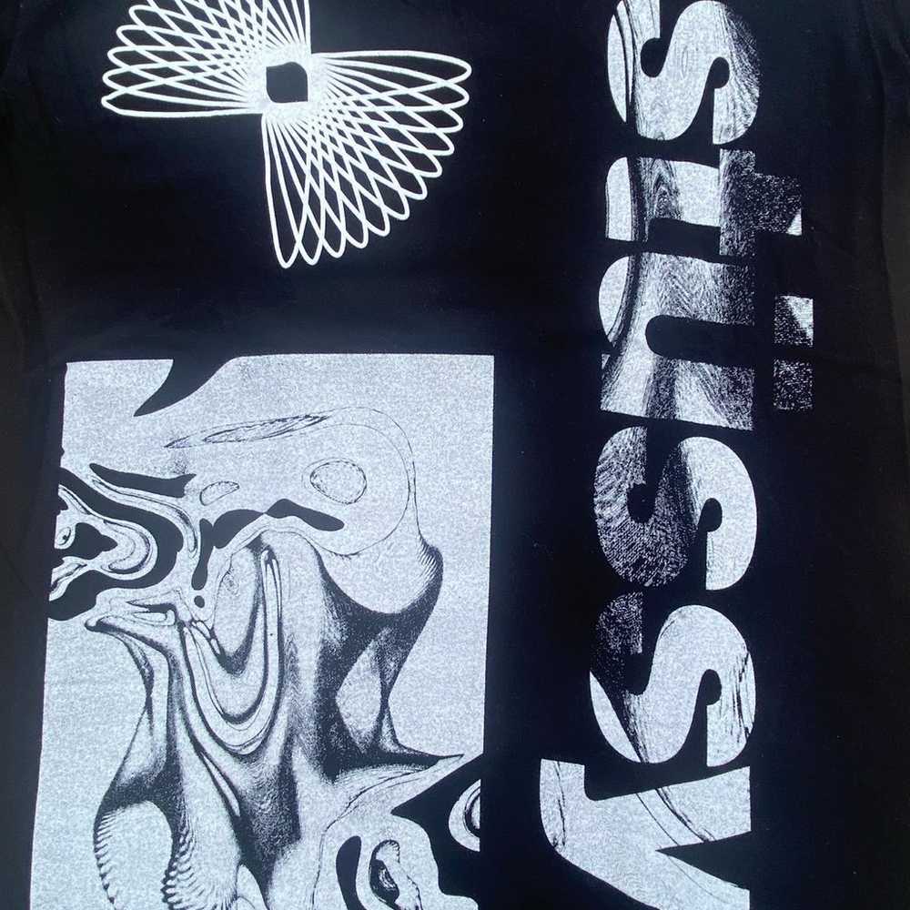 Stussy Dark Matter All-Over Print T-Shirt black w… - image 4
