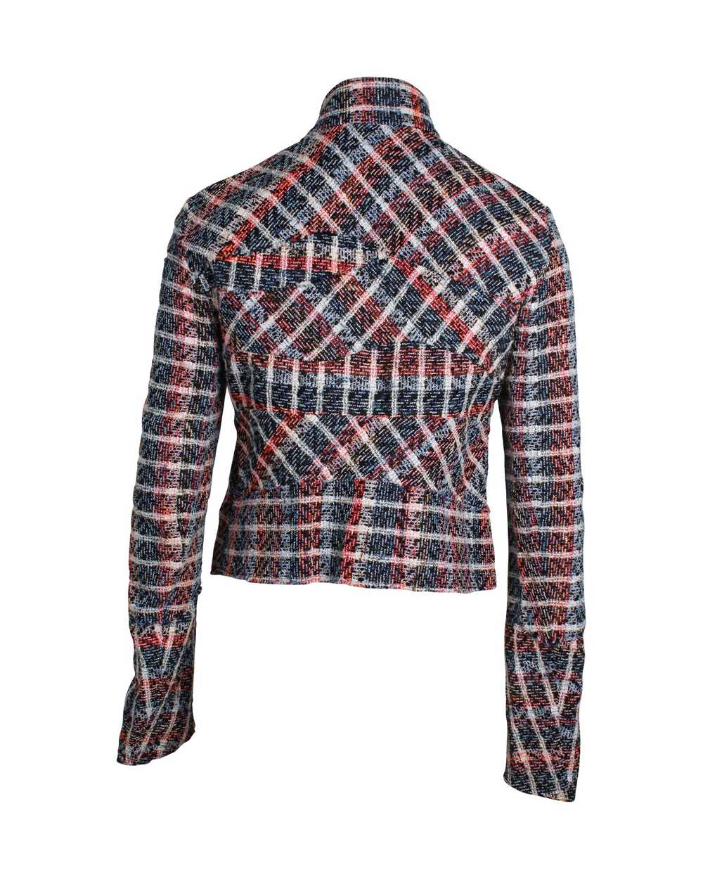 Product Details Multicoloured Cotton Tweed Jacket - image 3