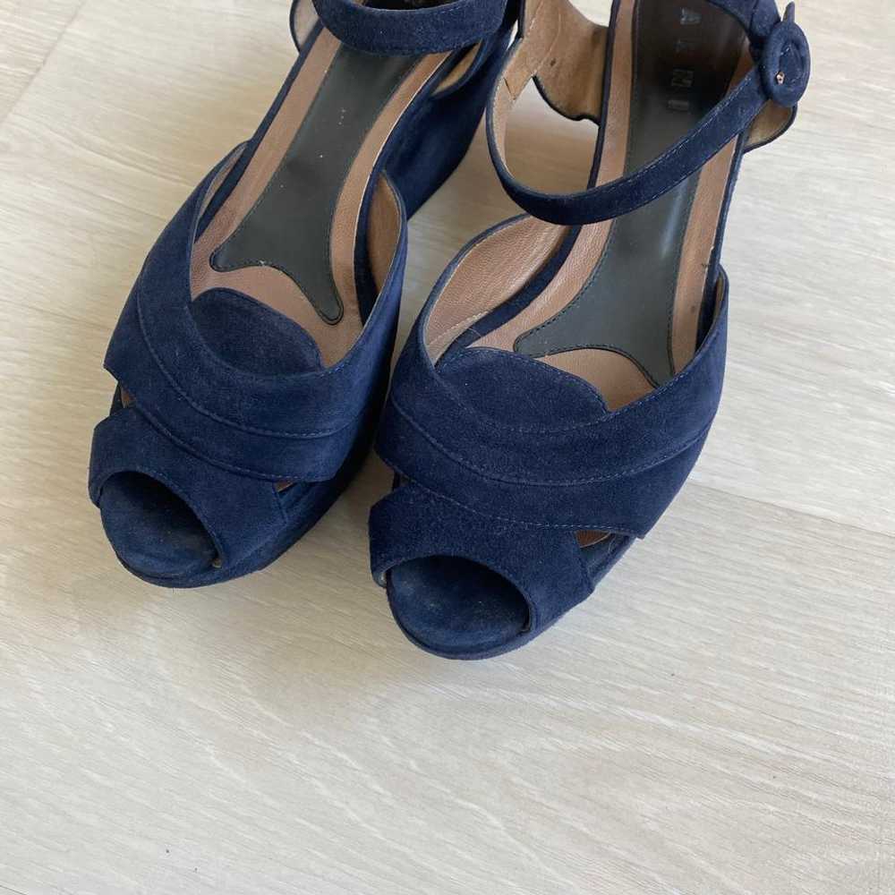 Marni Suede Platform Sandals (41) | Used,… - image 2