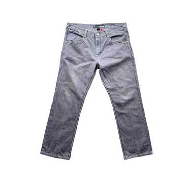 Vintage Mecca Grey Washed Baggy Denim Jeans - image 1