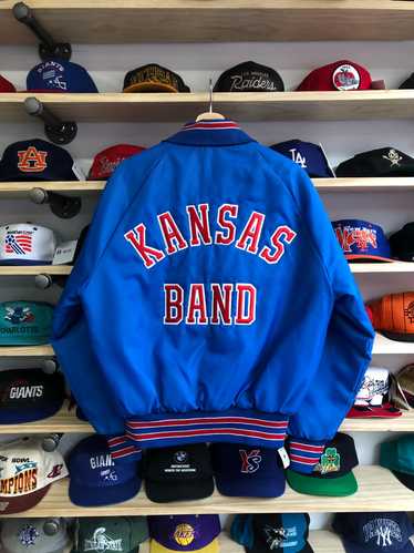 Vintage Kanas Jayhawks Band Bomber Jacket Size Med