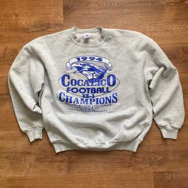 Grey football champions sweatshirt - image 1