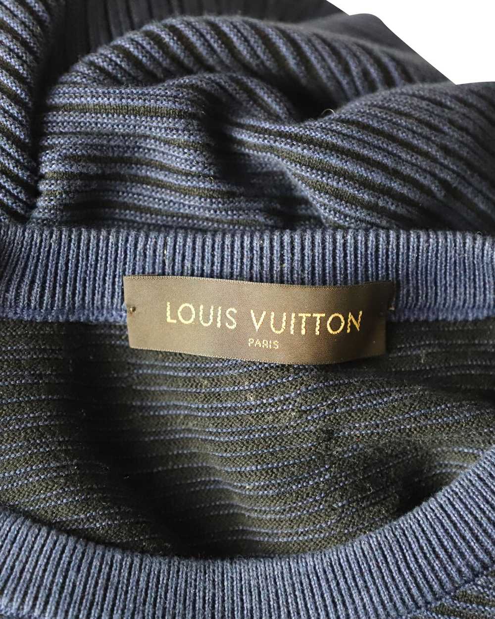 Product Details Louis Vuitton Striped Crewneck Bl… - image 4