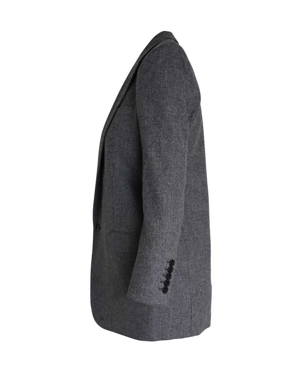 Product Details Saint Laurent Grey Wool Single-Br… - image 3