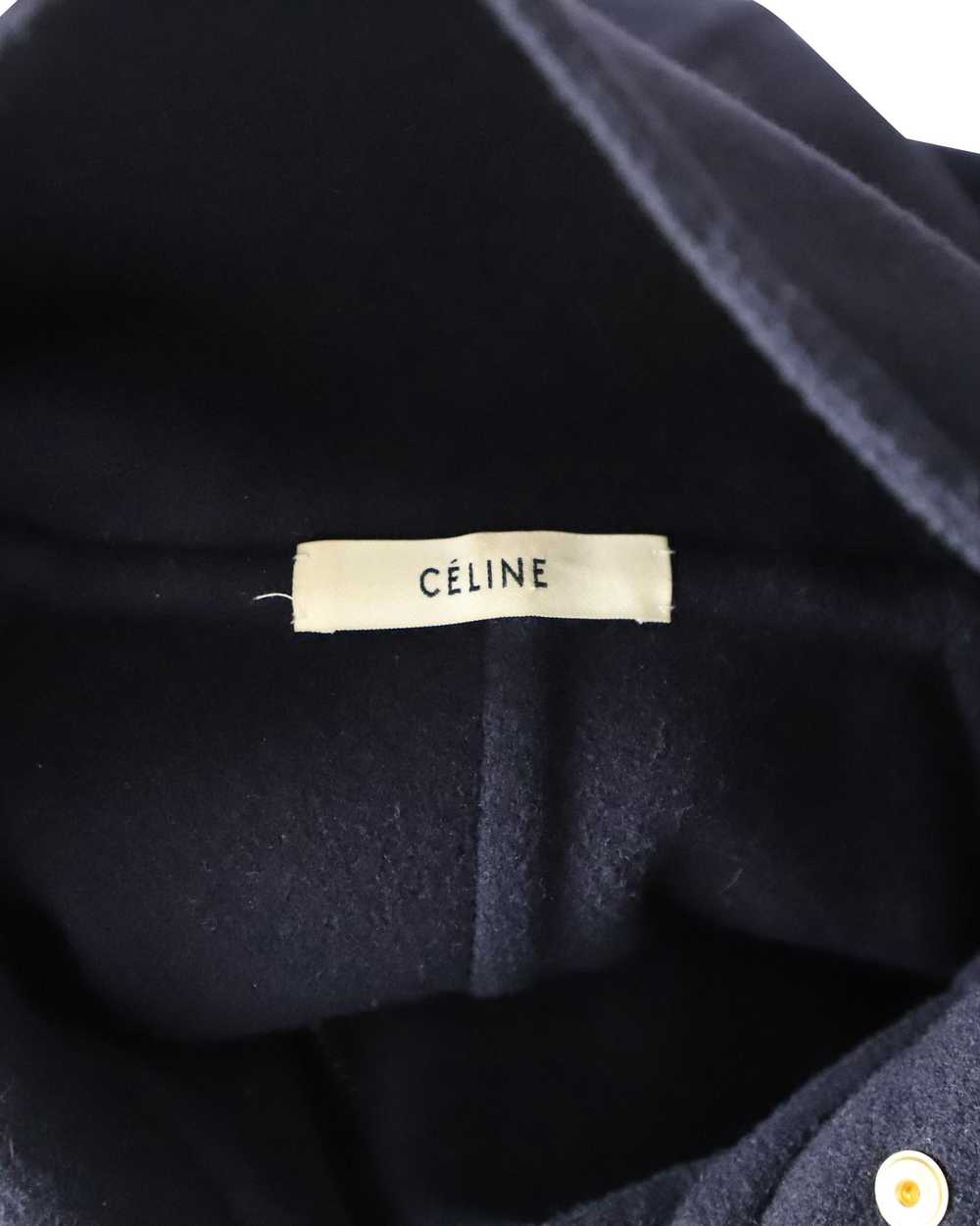 Product Details Celine Blue Cashmere High-Neck Ho… - image 5