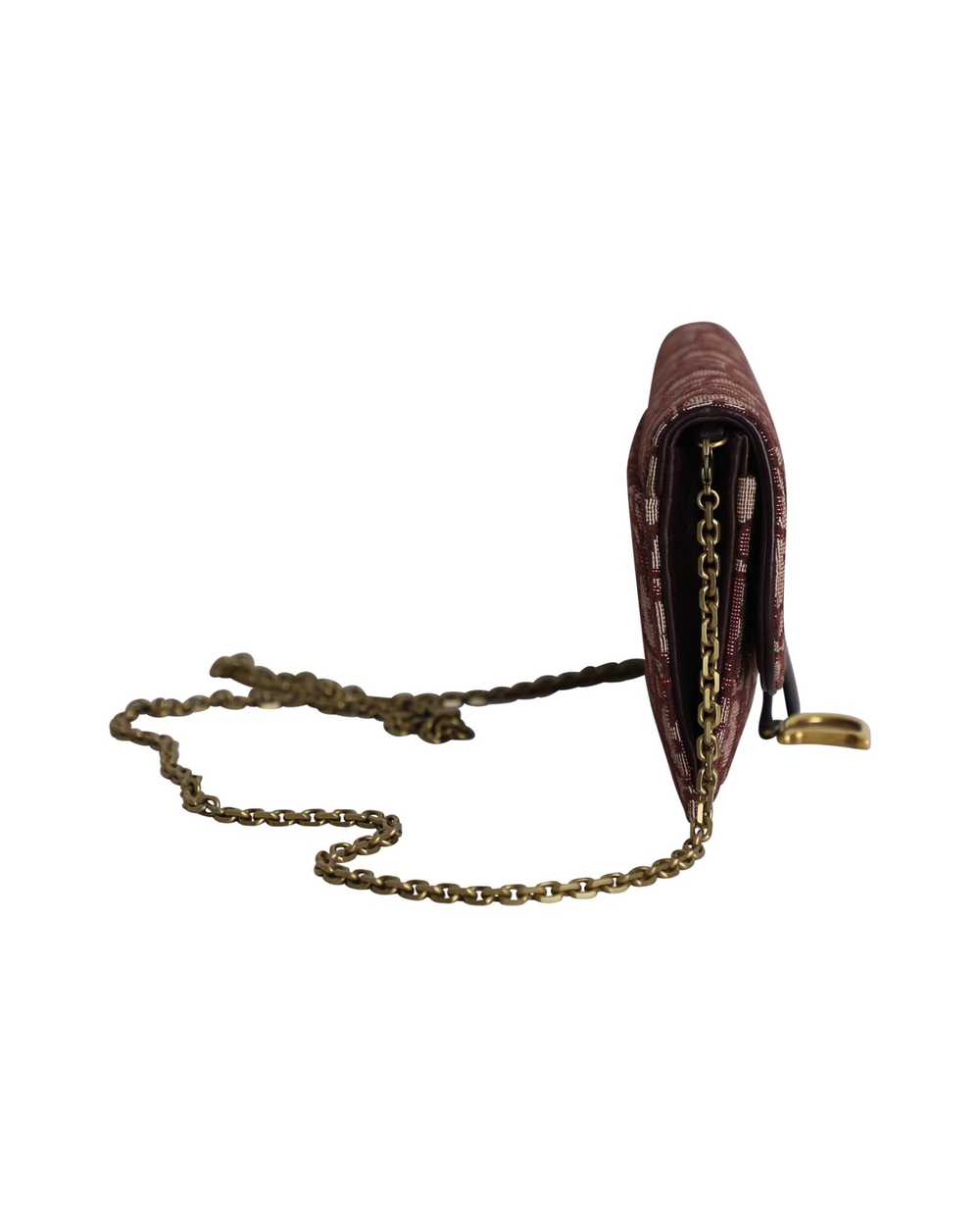 Product Details Dior Burgundy Oblique Saddle Long… - image 4