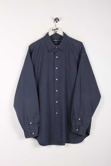 90's Ralph Lauren Shirt Navy XXL