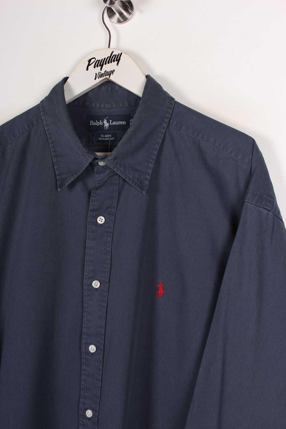 90's Ralph Lauren Shirt Navy XXL - image 2