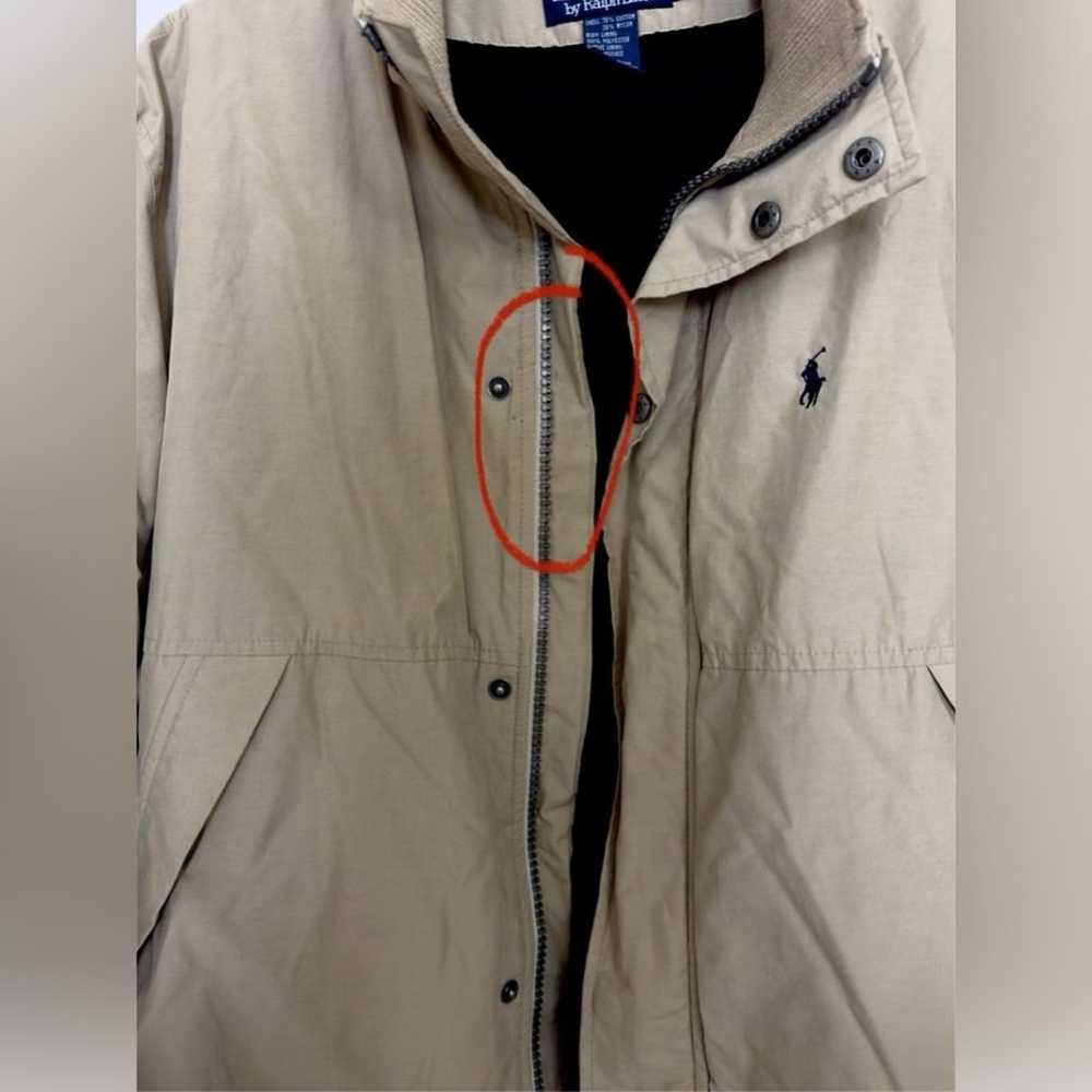 Polo Ralph Lauren Bomber Style Jacket Adult M Bei… - image 5
