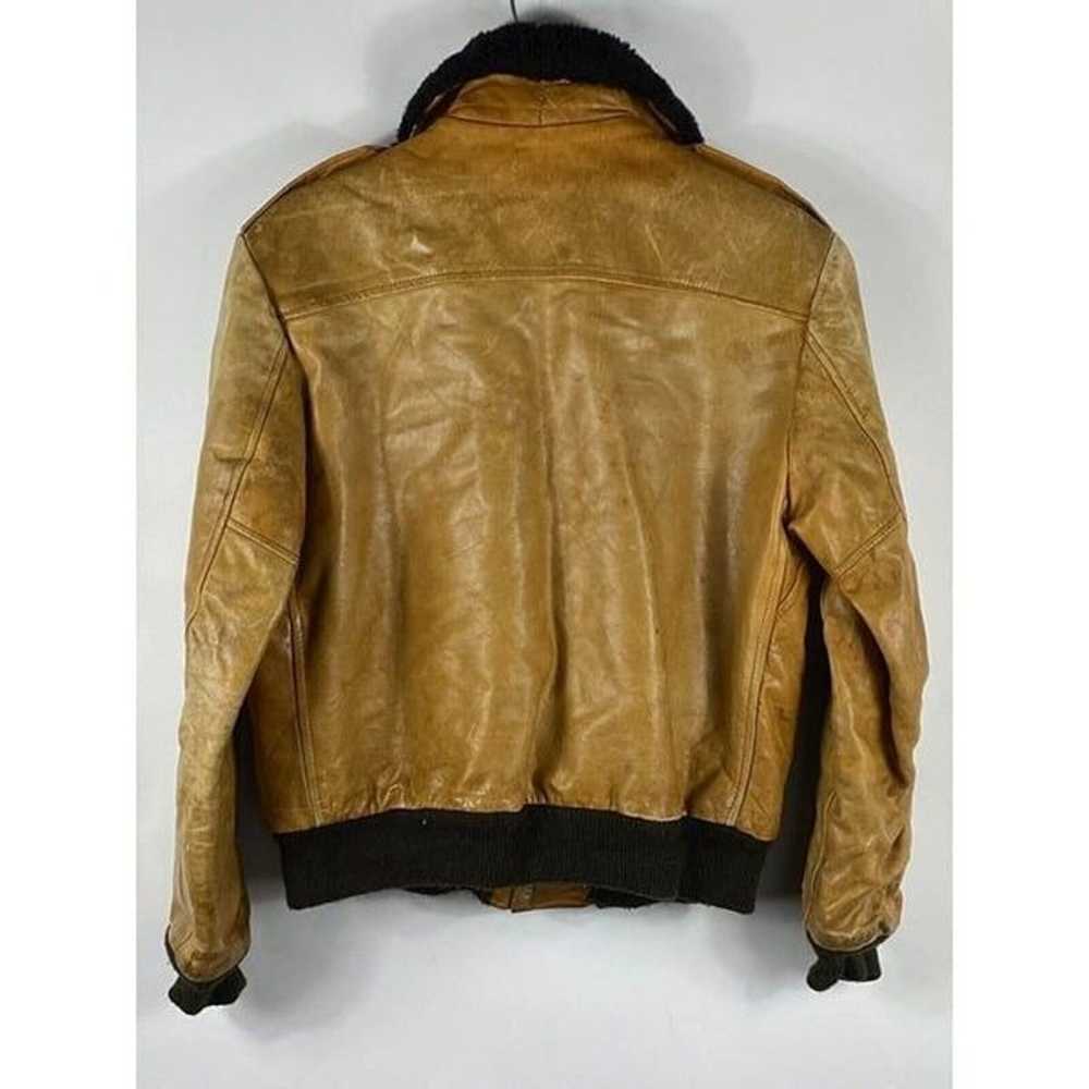 Vintage 1970s Cooper Genuine Leather G1 Flight Ja… - image 2