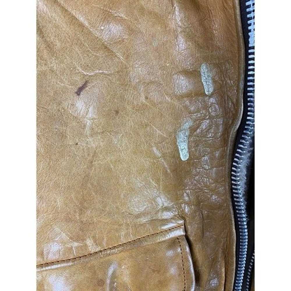 Vintage 1970s Cooper Genuine Leather G1 Flight Ja… - image 5
