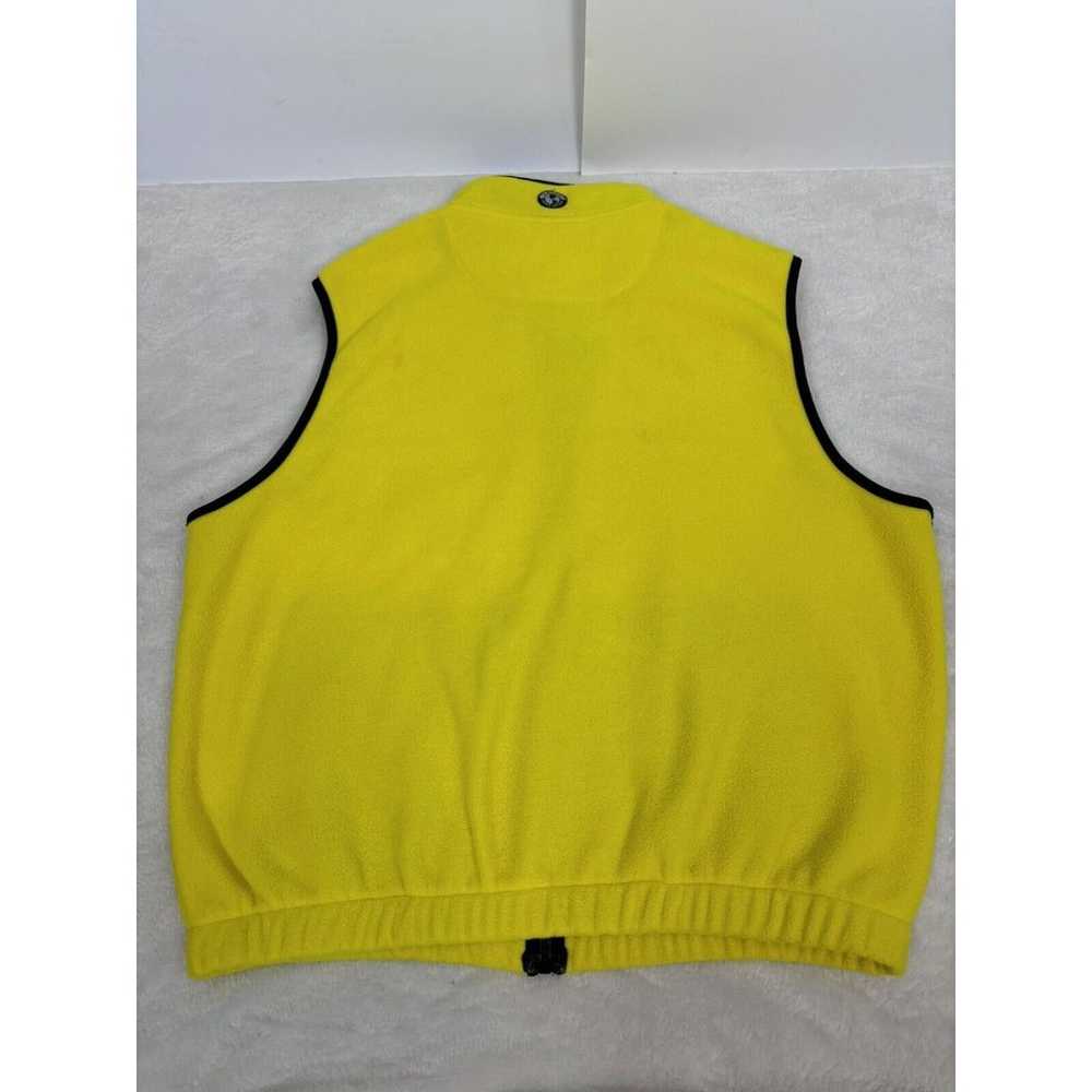 Ebtek Vintage Eddie Bauer Mens Fleece Vest Yellow… - image 7