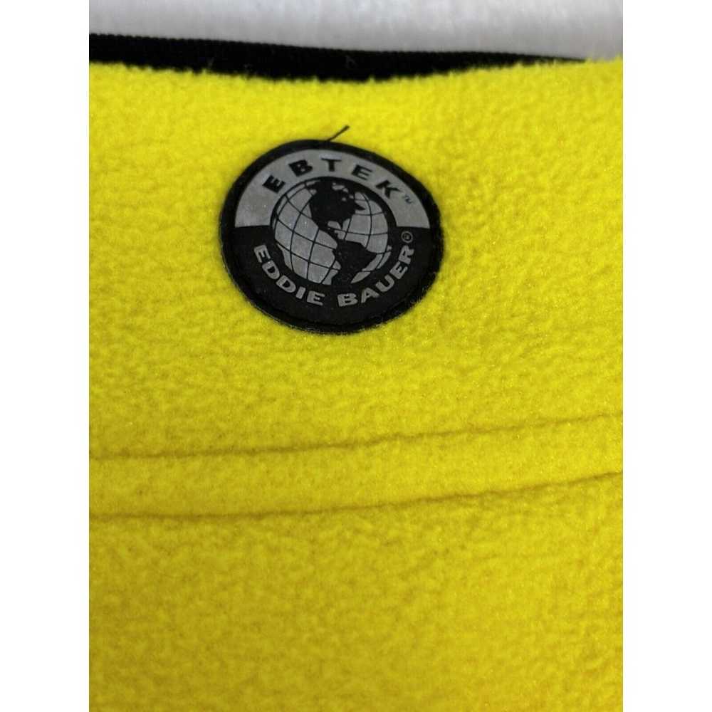 Ebtek Vintage Eddie Bauer Mens Fleece Vest Yellow… - image 8