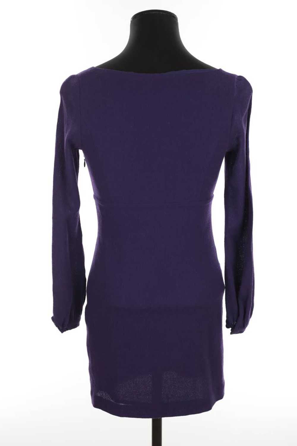 Circular Clothing Robe en laine Valentino violet.… - image 4