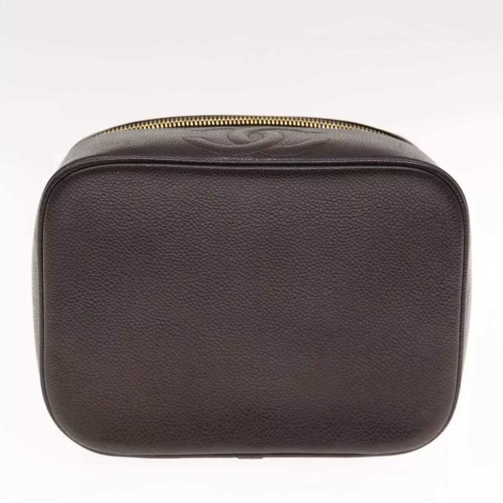 Chanel Vanity leather handbag - image 3