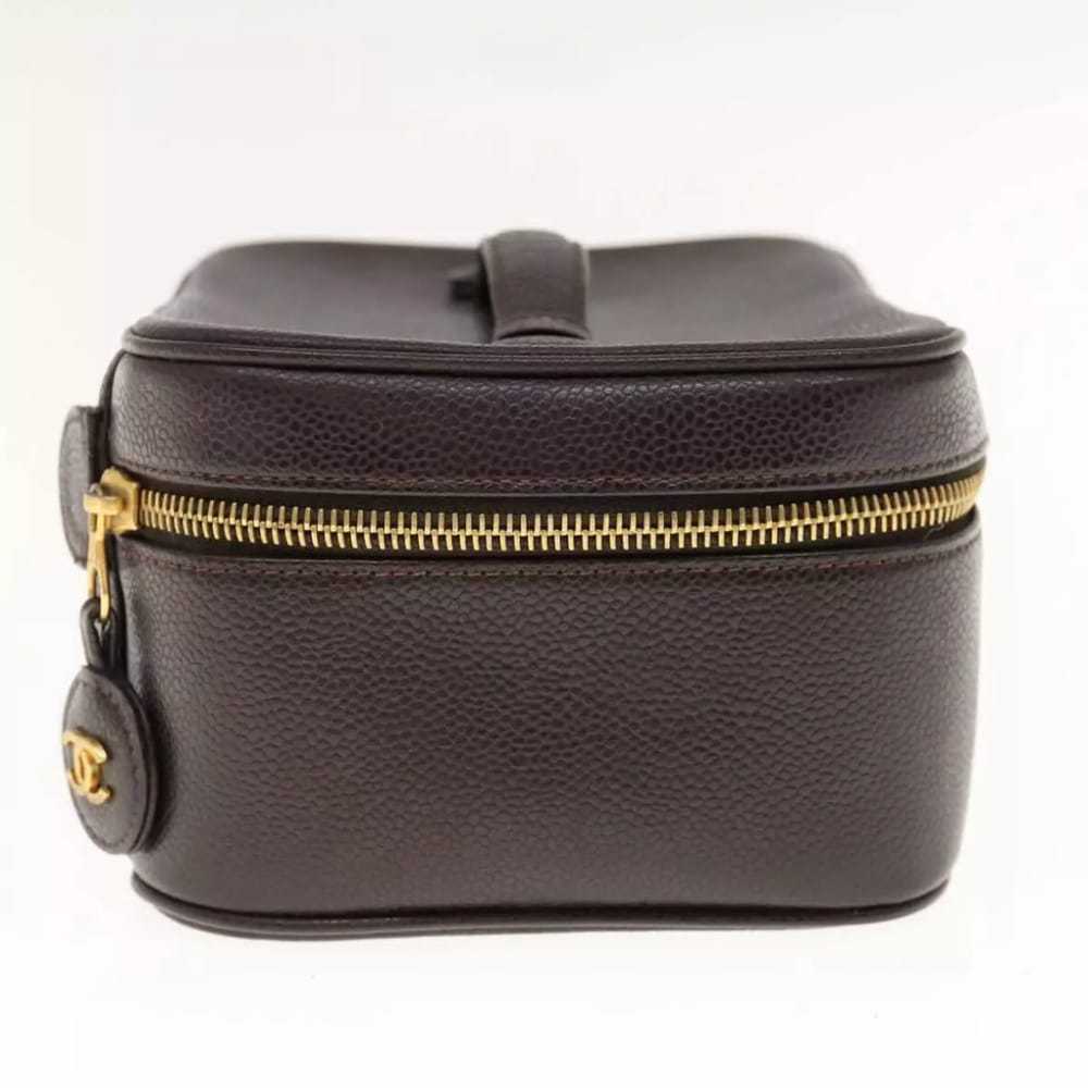 Chanel Vanity leather handbag - image 4