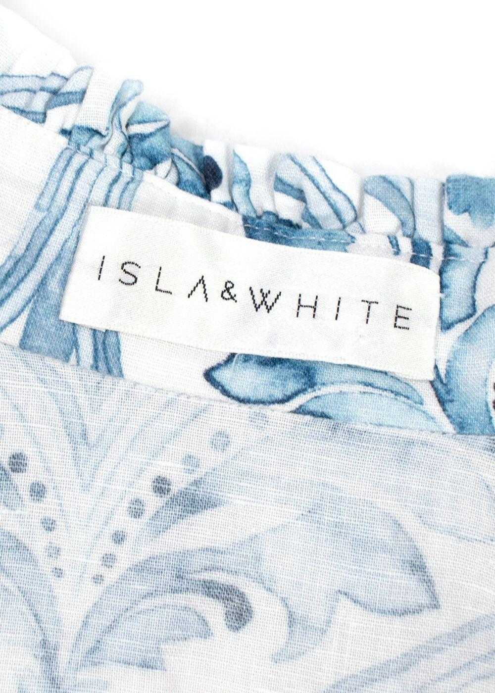 Isla & White Isla & White Blue Simone Linen Blend… - image 10