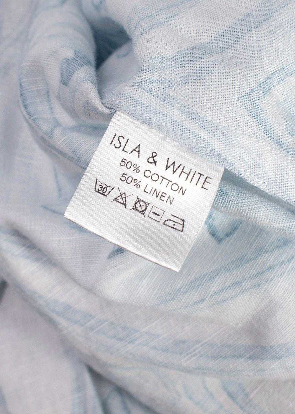 Isla & White Isla & White Blue Simone Linen Blend… - image 6