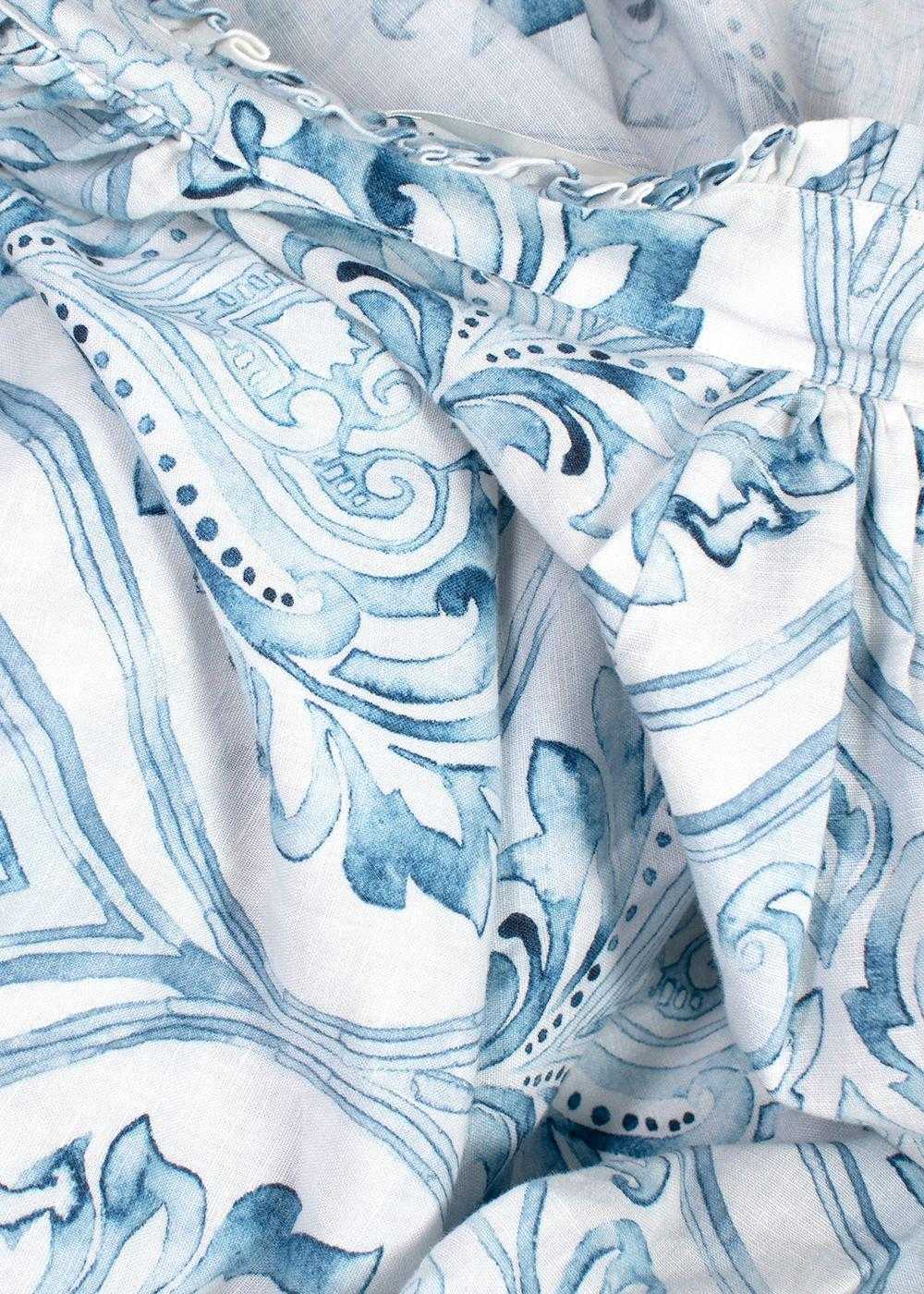 Isla & White Isla & White Blue Simone Linen Blend… - image 8