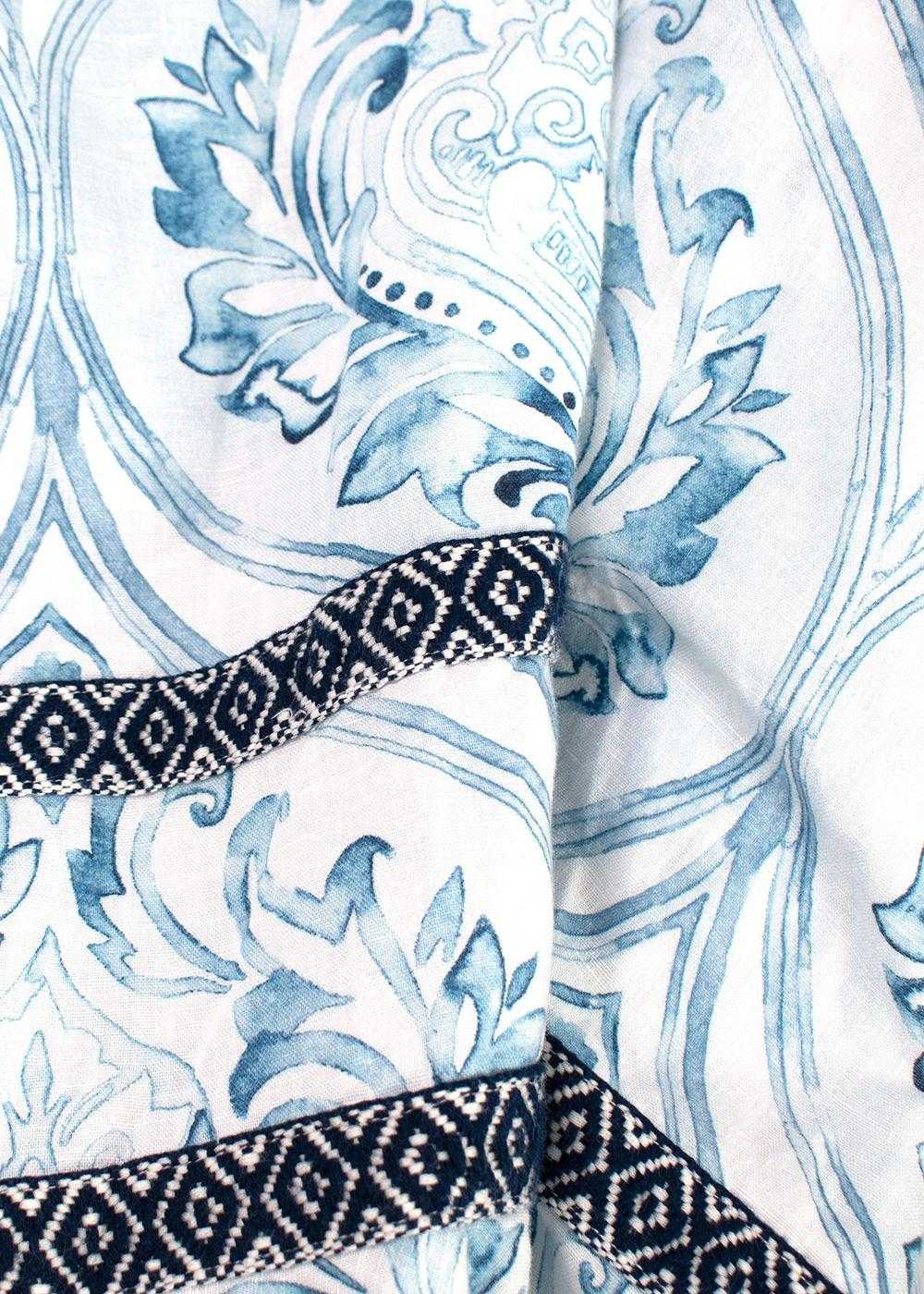 Isla & White Isla & White Blue Simone Linen Blend… - image 9