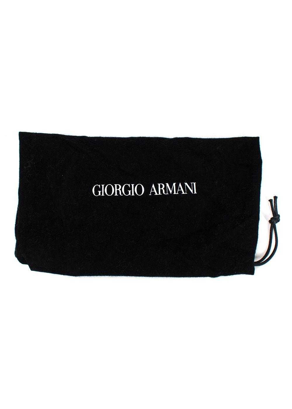 Managed by hewi Giorgio Armani Black Woven Leathe… - image 10